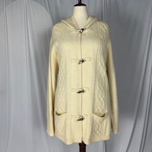 Lauren Ralph Lauren Ivory Toggle Cardigan